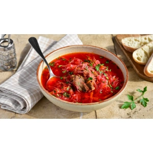 Borscht with meat