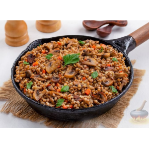 Buckwheat with mushrooms